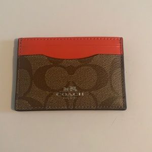 Coach card holder